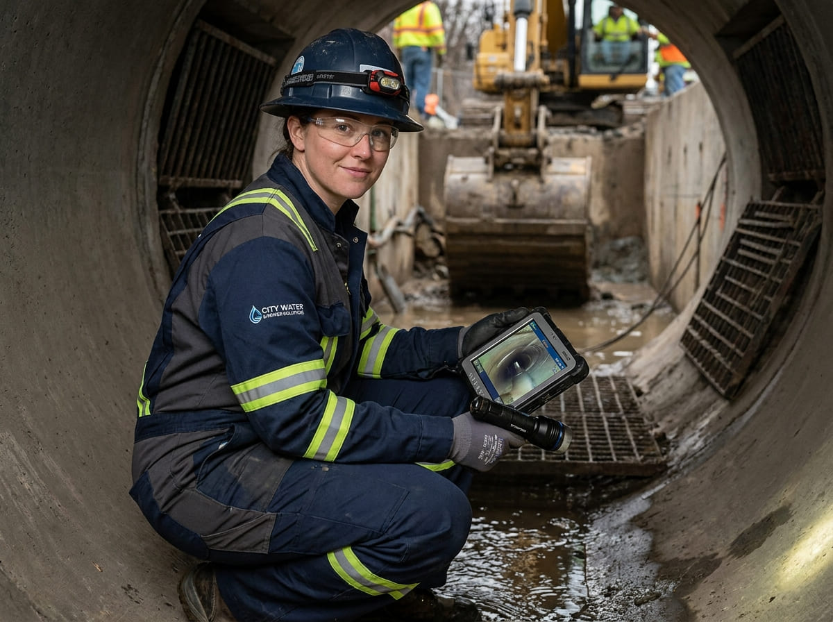 Sewer Line Inspection & Replacement in Victoria